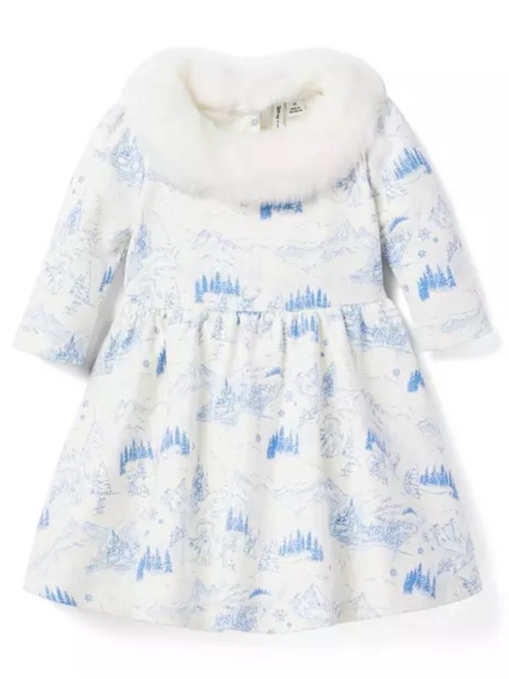 Janie and Jack Disney Frozen Toile Dress